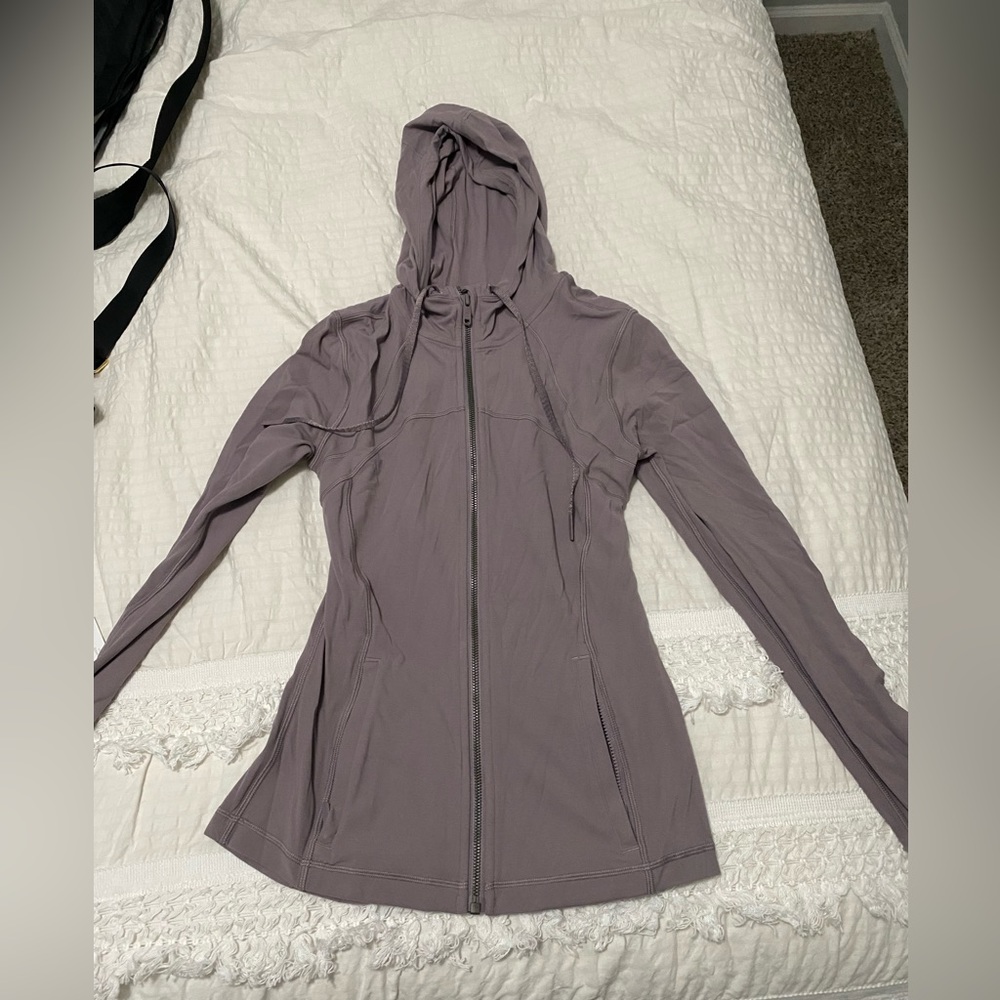 Lululemon full zip jacket in dusty dawn size 6